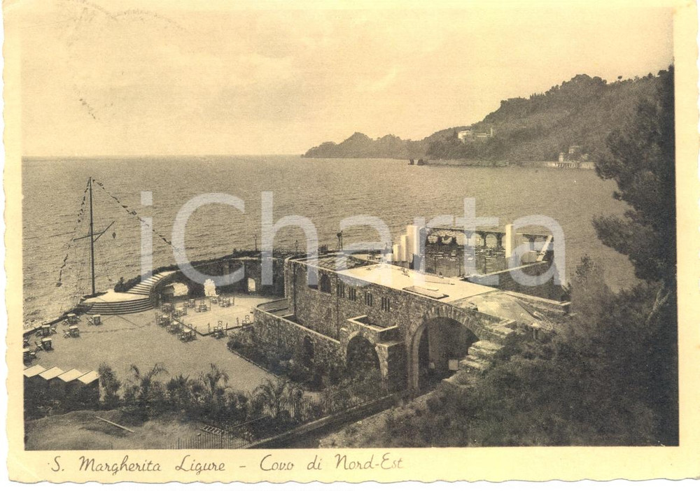 Cartolina originale da collezione 1940 SANTA MARGHERITA LIGURE GE Il Covo di NORDEST Cartolina FG VG 1