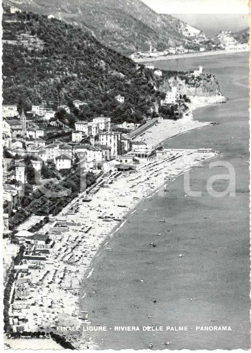 Cartolina originale da collezione 1951 FINALE LIGURE SV Panorama della Riviera delle PALME Cartolina FG VG 1