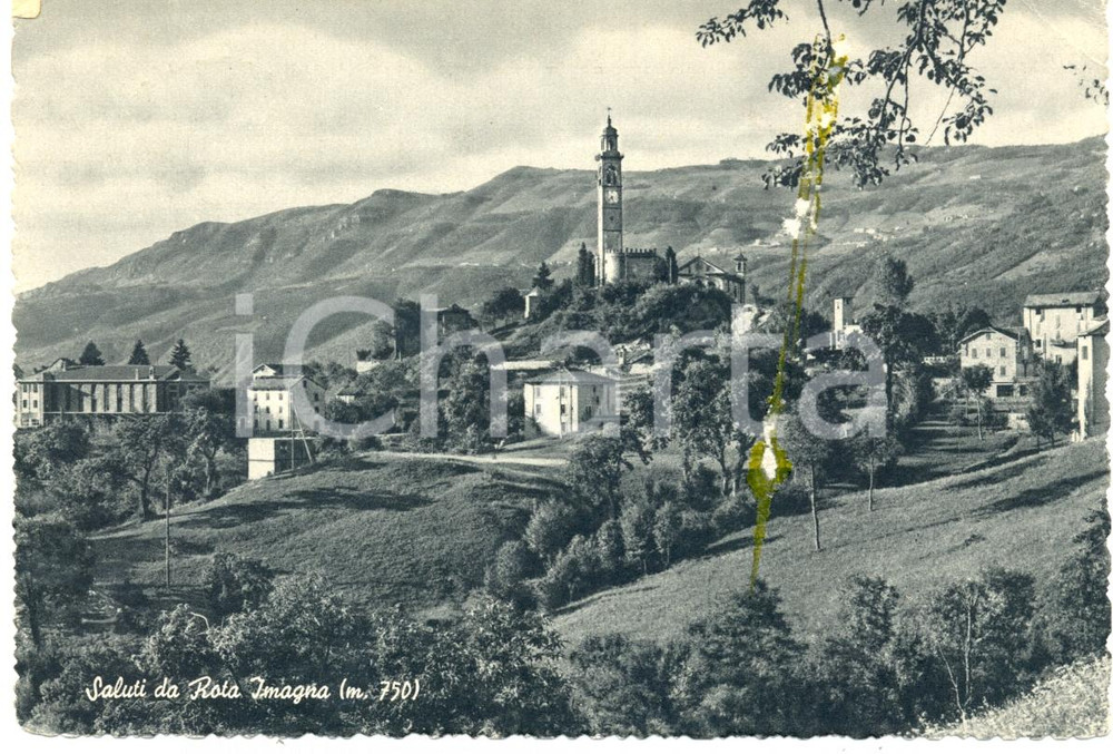 Cartolina originale da collezione 1950 ca ROTA D'IMAGNA (BG) Panorama Cura Climatica Valle RESEGONE *Cartolina FG 1