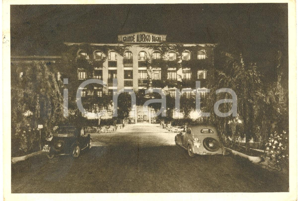 Cartolina originale da collezione 1952 LIDO JESOLO VE Grand Hotel BAGNI & MIRAMARE JANNA Cartolina FG VG 1