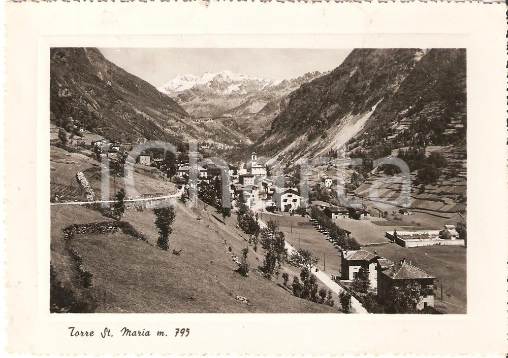 Cartolina originale da collezione 1972 TORRE DI SANTA MARIA SO Panorama Cartolina FG VG 1