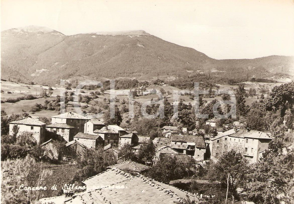 Cartolina originale da collezione 1970 CAPANNE DI SILLANO (LU) Panorama *Cartolina FG VG 1