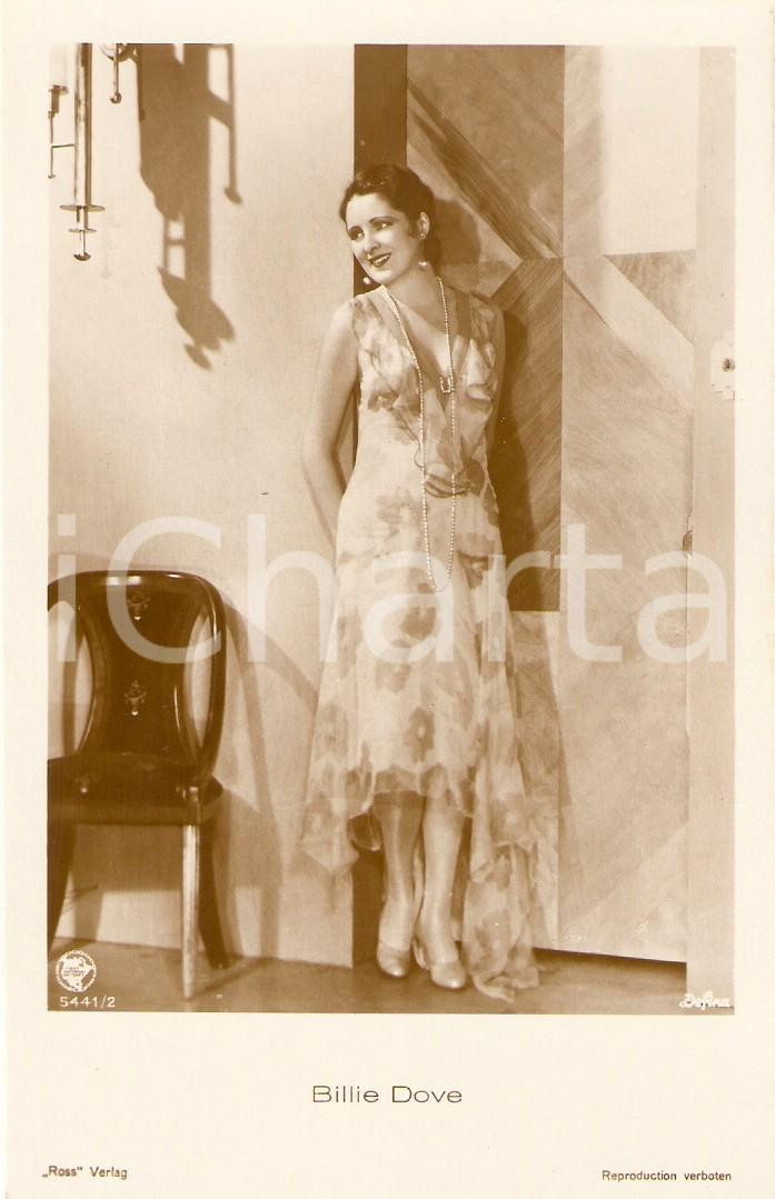 Cartolina originale da collezione 1930 ca CINEMA Attrice Billie DOVE in posa *Cartolina FP NV 1
