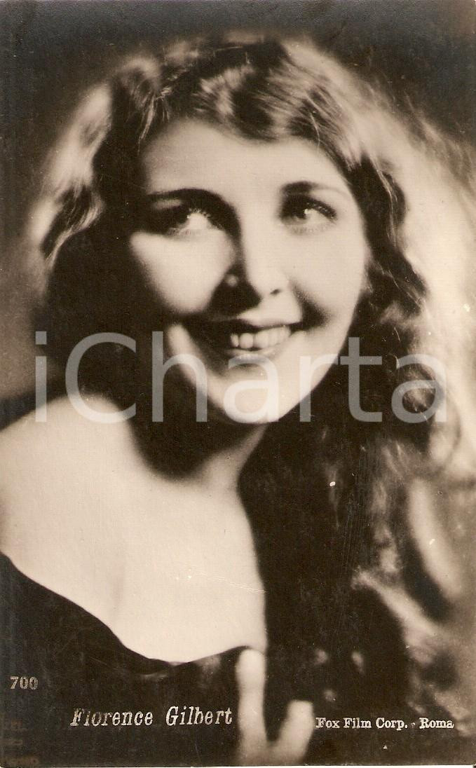 Cartolina originale da collezione 1930 ca CINEMA Actress Florence GILBERT Portrait Cartolina FP NV 1