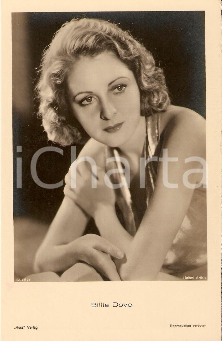Cartolina originale da collezione 1930 ca CINEMA Actress Billie DOVE Cartolina FP NV 1