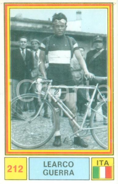 Oggetto da collezione cartaceo PANINI  SPRINT 1971 Figurina Learco GUERRA n. 212 Ciclismo ITALIA 1