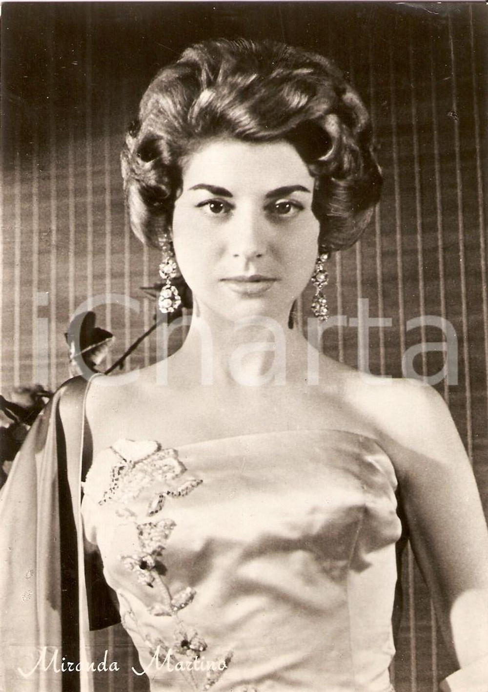 Cartolina originale da collezione 1960 circa MIRANDA MARTINO *Cartolina FG NV 1