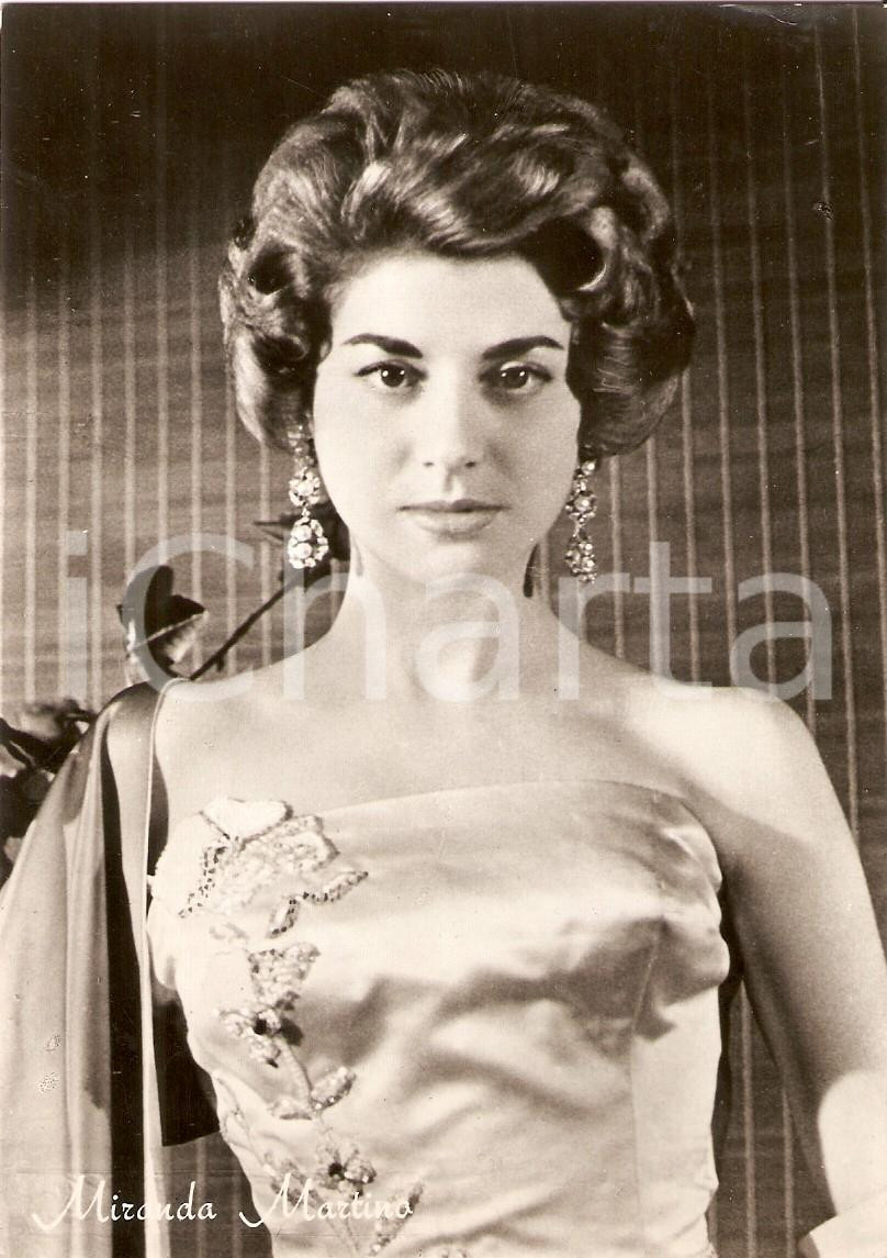 Cartolina originale da collezione 1960 circa MIRANDA MARTINO Cartolina FG NV 1
