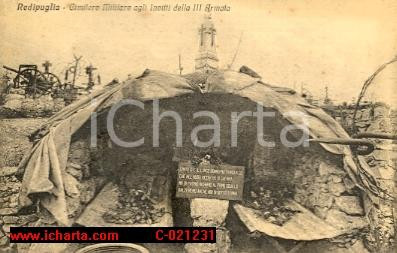 Cartolina originale da collezione 1930 ca REDIPUGLIA GO Cimitero militare III Armata Cartolina FP NV 1