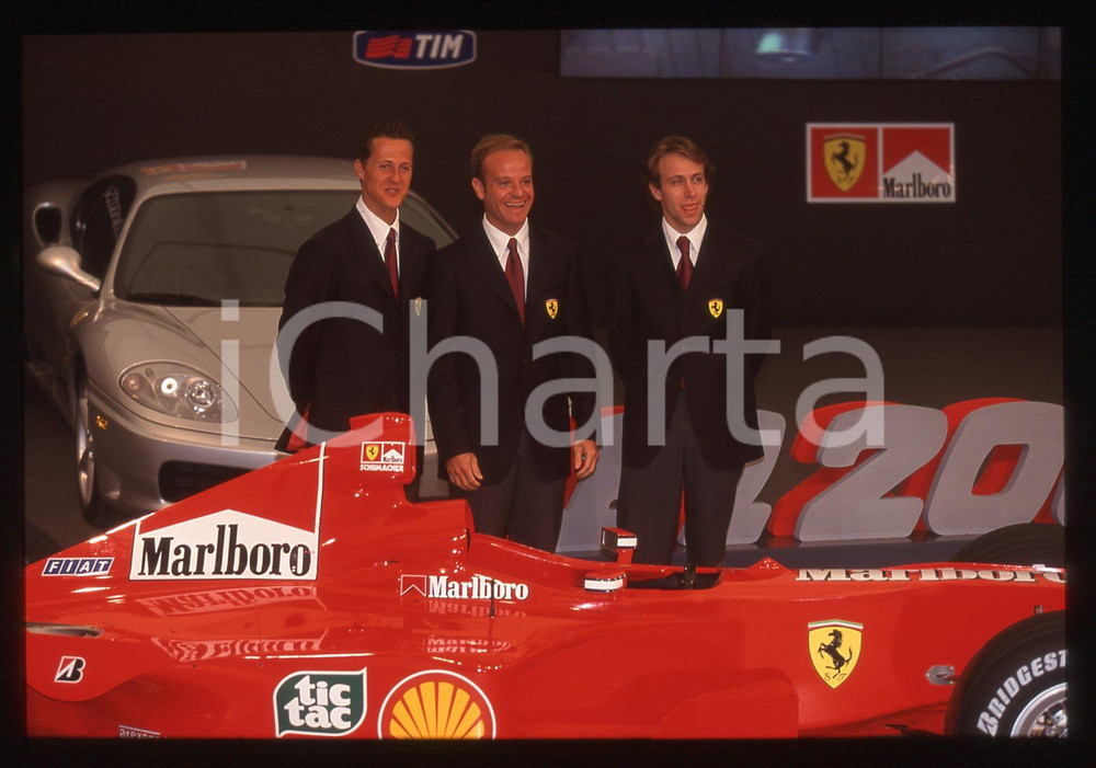 Fotografia d epoca originale 35mm vintage slide 2000 MARANELLO Michael SCHUMACHER FERRARI F12000 1