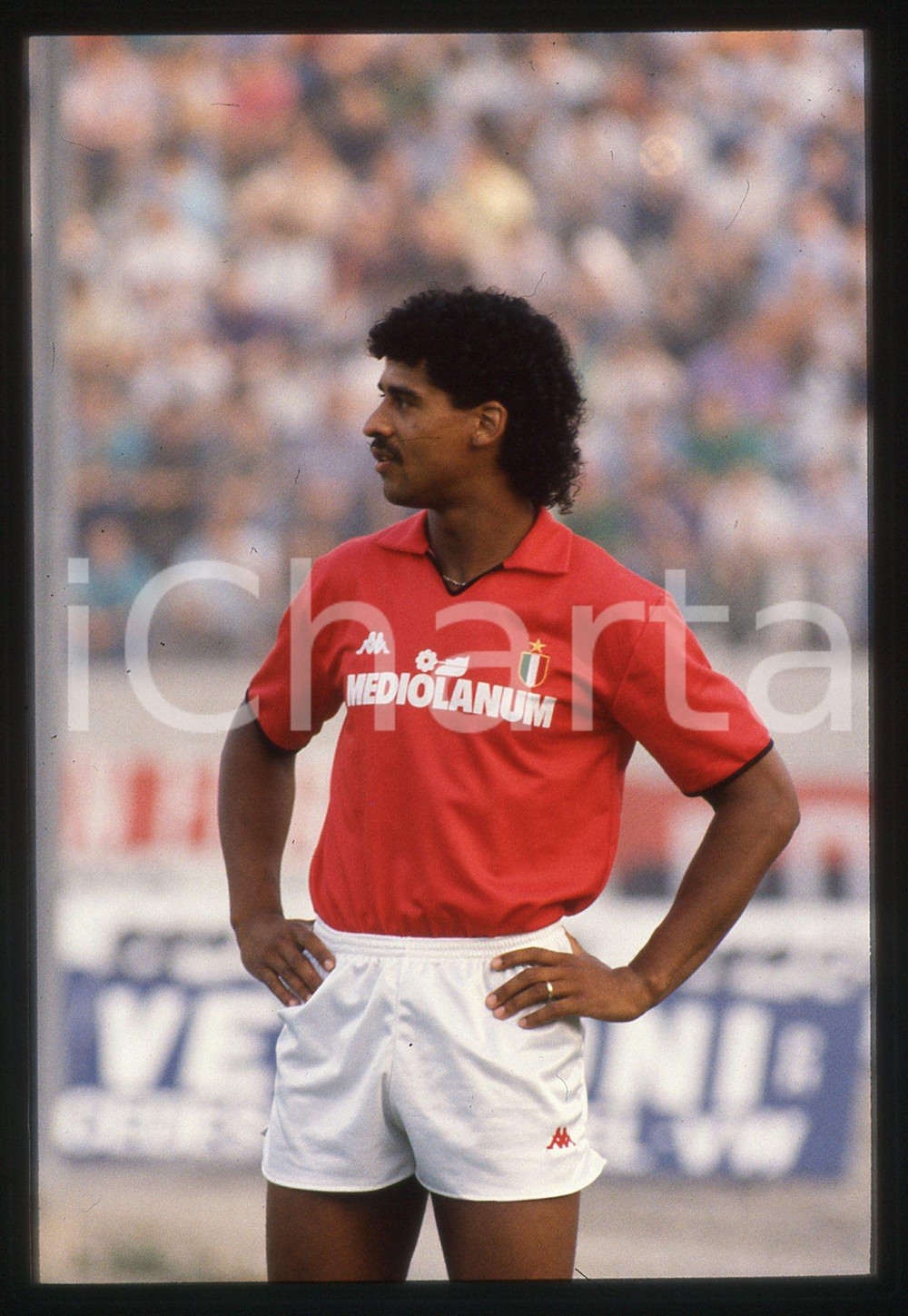 35mm vintage slide* 1988 ITALIA Frank RIJKAARD A.C. MILAN - Allenamento (5)