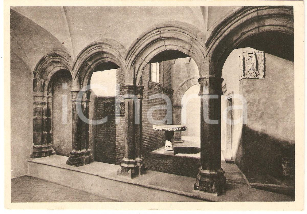 1955 ca TORINO 2° Mostra arte Palazzo CARIGNANO Piemonte gotico *Cartolina FG NV
