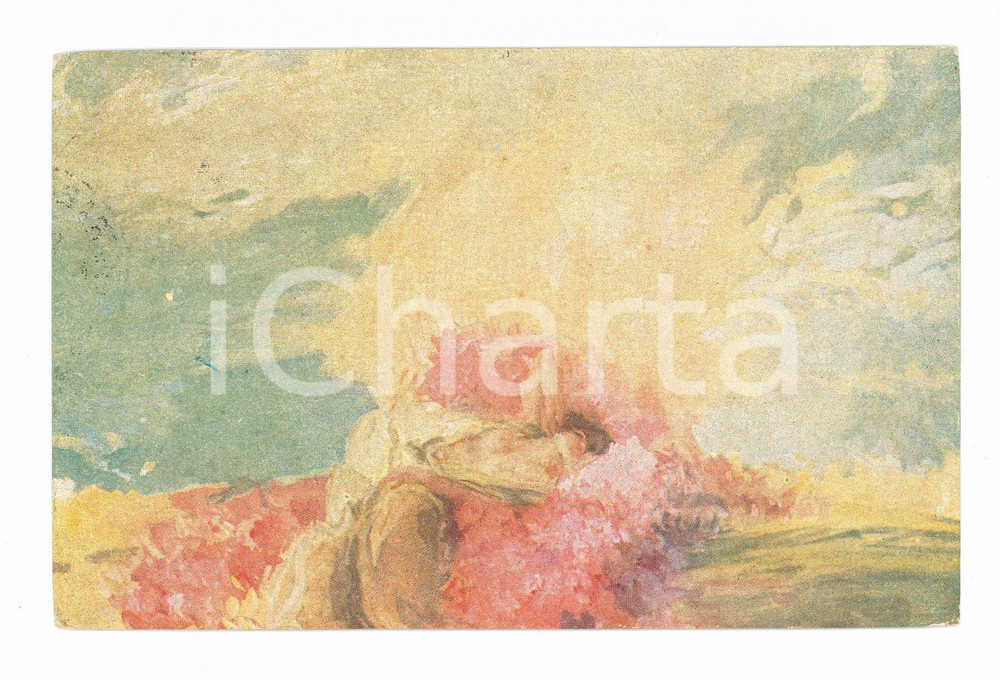 Cartolina originale da collezione 1924 AMBROGIO ALCIATI Aurora FP VG 1