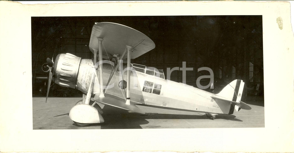 Fotografia d'epoca originale 1934 IMAM OFM Ro.37 bis aereo ricognizione Piaggio - FOTO 1
