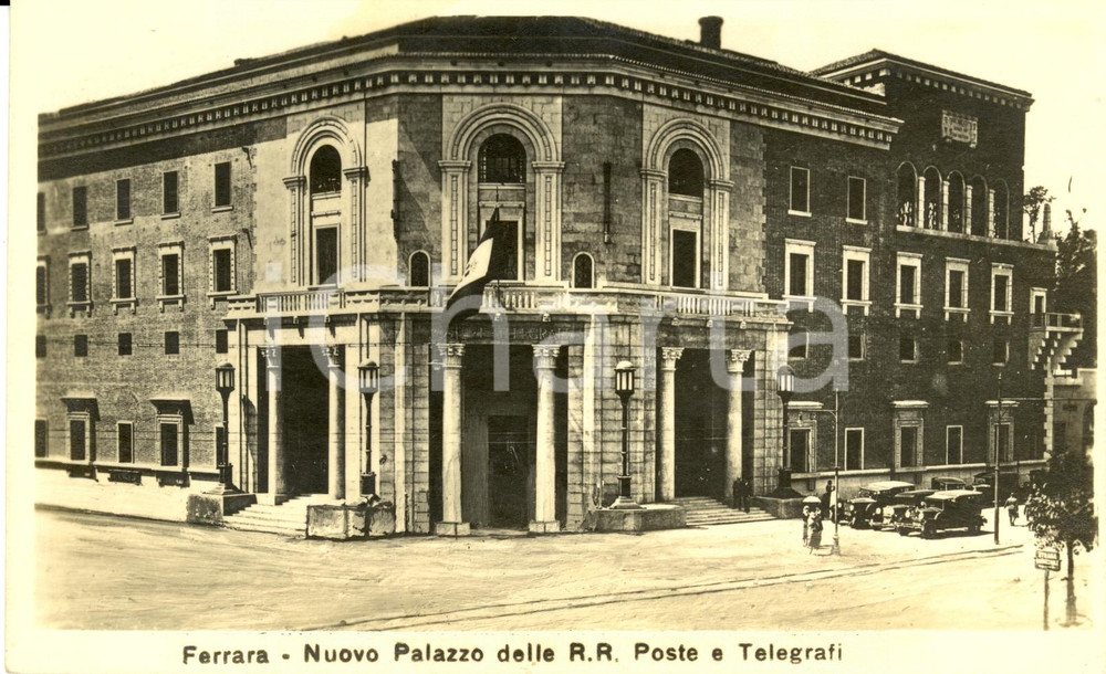 Cartolina originale da collezione 1930 ca FERRARA Nuovo palazzo delle REGIE POSTE E TELEGRAFI Cartolina FP NV 1