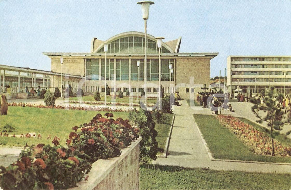 Cartolina originale da collezione 1970 ca CONSTANTA (ROMANIA) Stazione ferroviaria VINTAGE *Cartolina FP NV 1