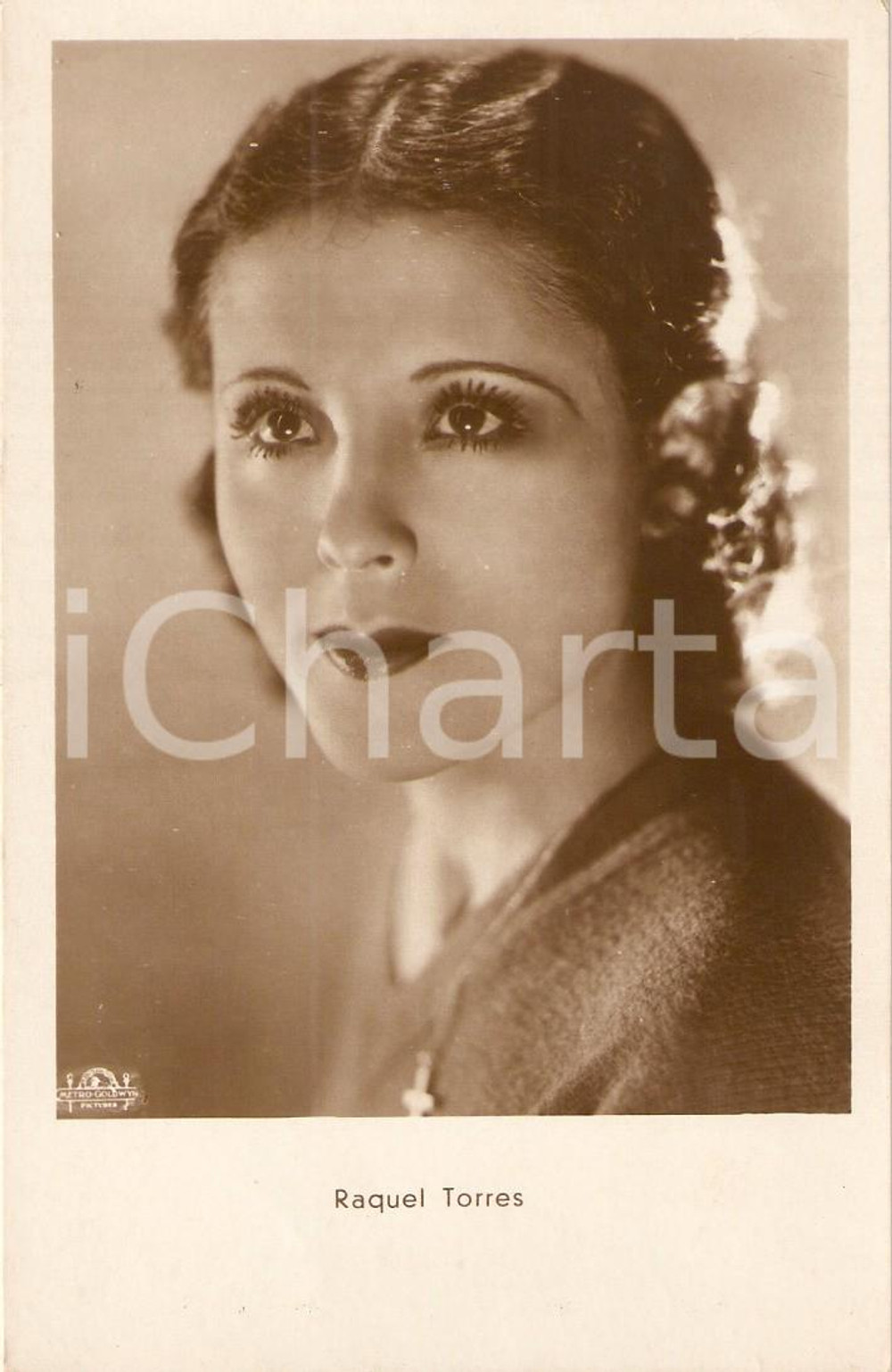 Cartolina originale da collezione 1930 ca CINEMA Portrait Raquel TORRES Actress METRO GOLDWYN MAYER *Cartolina FP 1