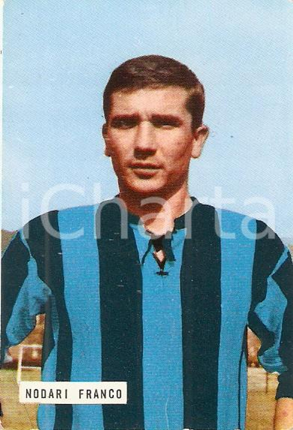 Oggetto da collezione cartaceo EDIZIONI FOTO CALCIO - CALCIATORI 1965 - 1966 Figurina Franco NODARI 2 ATALANTA 1