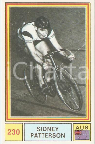 Oggetto da collezione cartaceo PANINI  SPRINT 1971 Figurina valida Sidney PATTERSON n. 230 Ciclismo 1