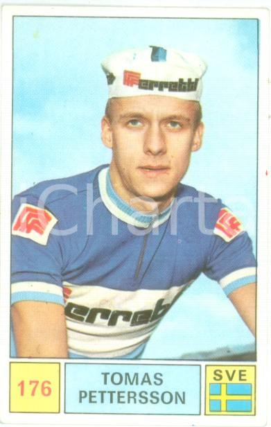 Oggetto da collezione cartaceo PANINI  SPRINT 1971 Figurina Tomas PETTERSSON n. 176 Ciclismo SVEZIA 1