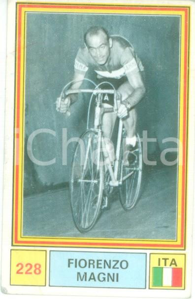 Oggetto da collezione cartaceo PANINI  SPRINT 1971 Figurina Fiorenzo MAGNI n. 228 Ciclismo 1 1