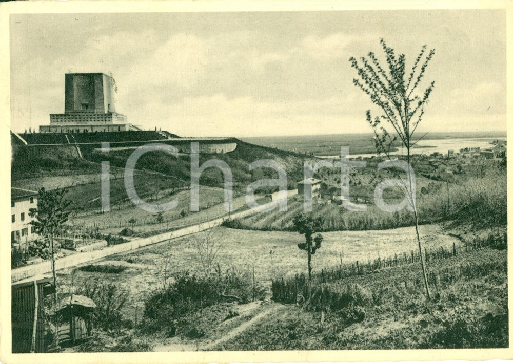 Cartolina originale da collezione 1941 NERVESA DELLA BATTAGLIA TV Sacrario del MONTELLO 1