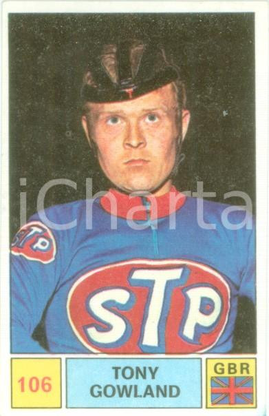 Oggetto da collezione cartaceo PANINI  SPRINT 1971 Figurina Tony GOWLAND n. 106 Ciclismo Sponsor STP 3 1