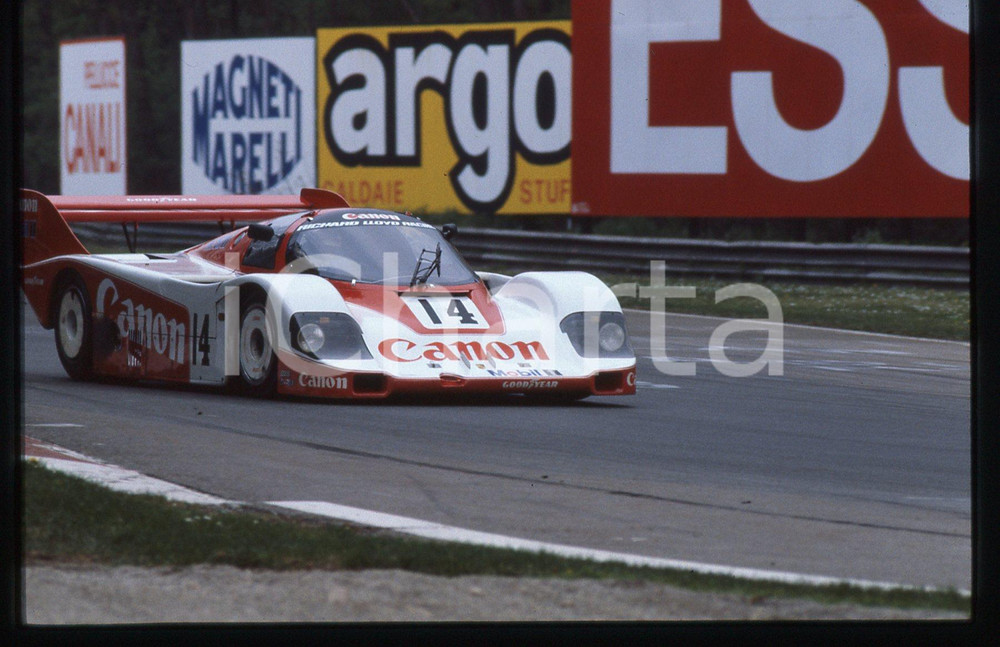 35mm vintage slide* 1985 1000 KM MONZA PORSCHE 956 Richard Lloyd Racing - Gara 2