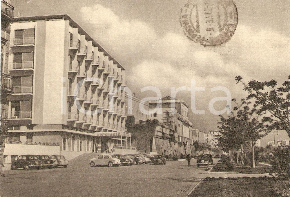 Cartolina originale da collezione 1962 PALERMO Panorama di FORO UMBERTO I *Cartolina animata FG VG 1