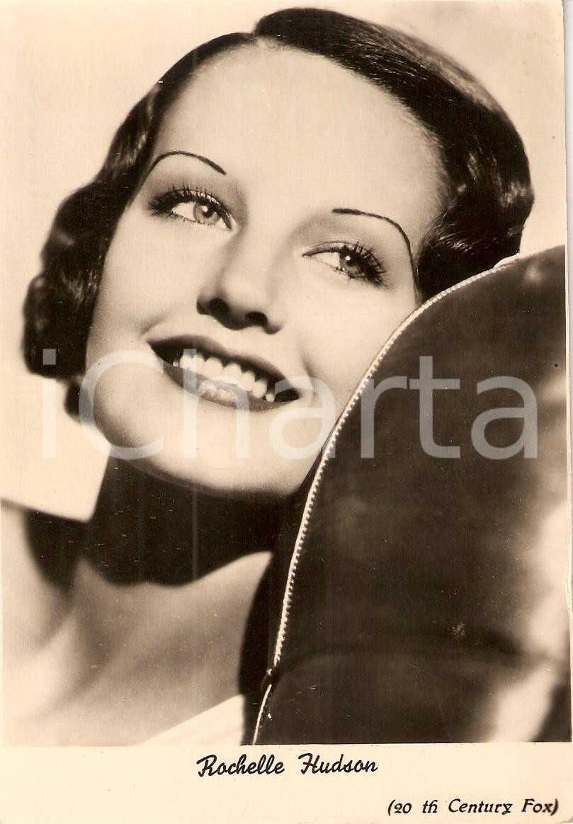 Cartolina originale da collezione 1938 CINEMA Actress Rochelle HUDSON Portrait Cartolina FG NV 1