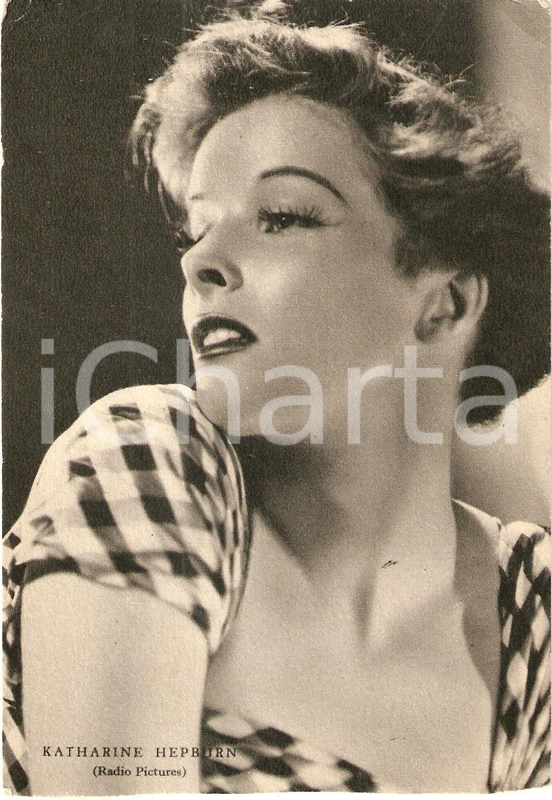 Cartolina originale da collezione 1938 CINEMA Attrice Katharine HEPBURN Ritratto Cartolina FG NV 1