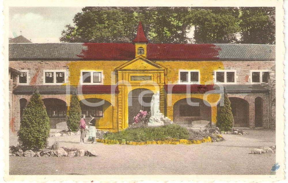 Cartolina originale da collezione 1960 ca BANNEUX BELGIO Casa di cura VERGINE DEI POVERI Cartolina FP NV 1