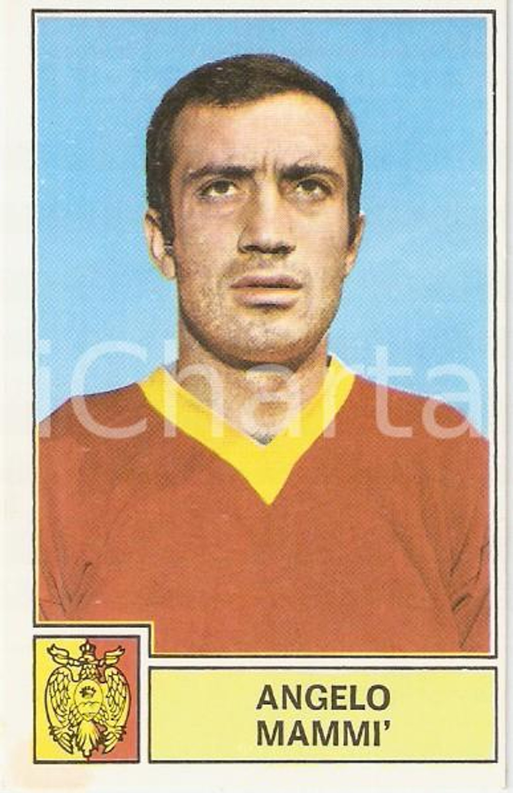 Oggetto da collezione cartaceo PANINI - CALCIATORI 1971-1972 - Figurina Angelo MAMMI' Serie A CATANZARO 1