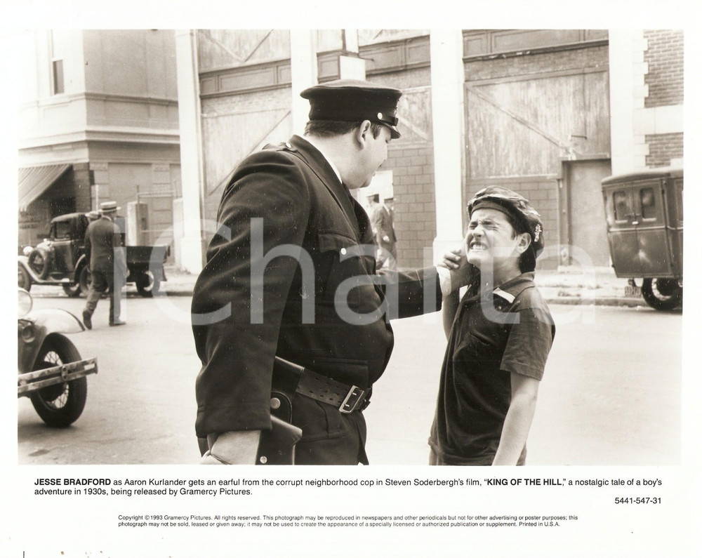 1993 KING OF THE HILL Jesse BRADFORD gets an earful from a cop *Photo 25x20 cm