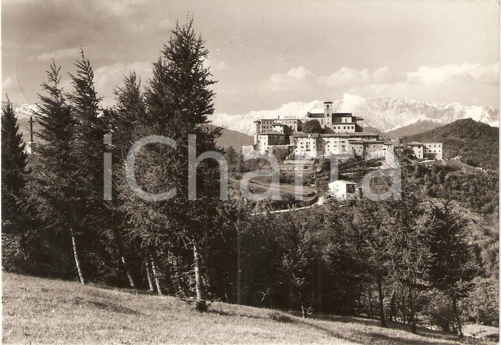 Cartolina originale da collezione 1957 PREPOTTO UD Santuario Beata Vergine di CASTELMONTE Panorama Cartolina FG 1