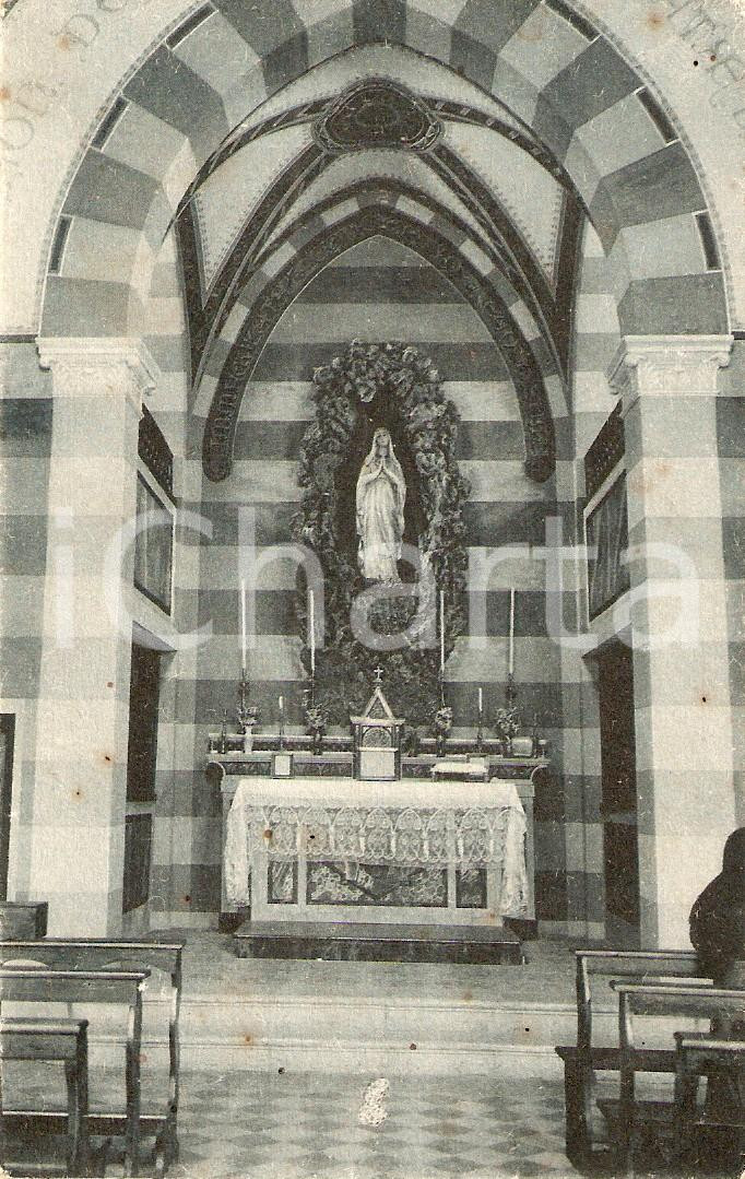Cartolina originale da collezione 1930 ca VAL CAVALLINA BG Chiesa della Fonte di GAVERINA Cartolina FP VG 1