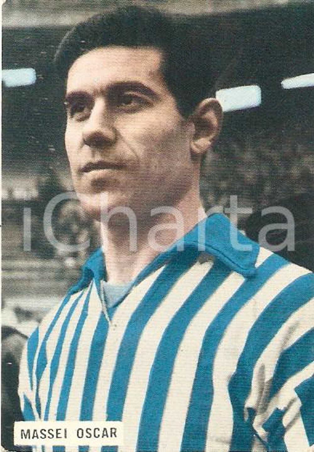 Oggetto da collezione cartaceo EDIZIONI FOTO CALCIO - CALCIATORI 1965 - 1966 Figurina Oscar MASSEI n. 189 SPAL 1