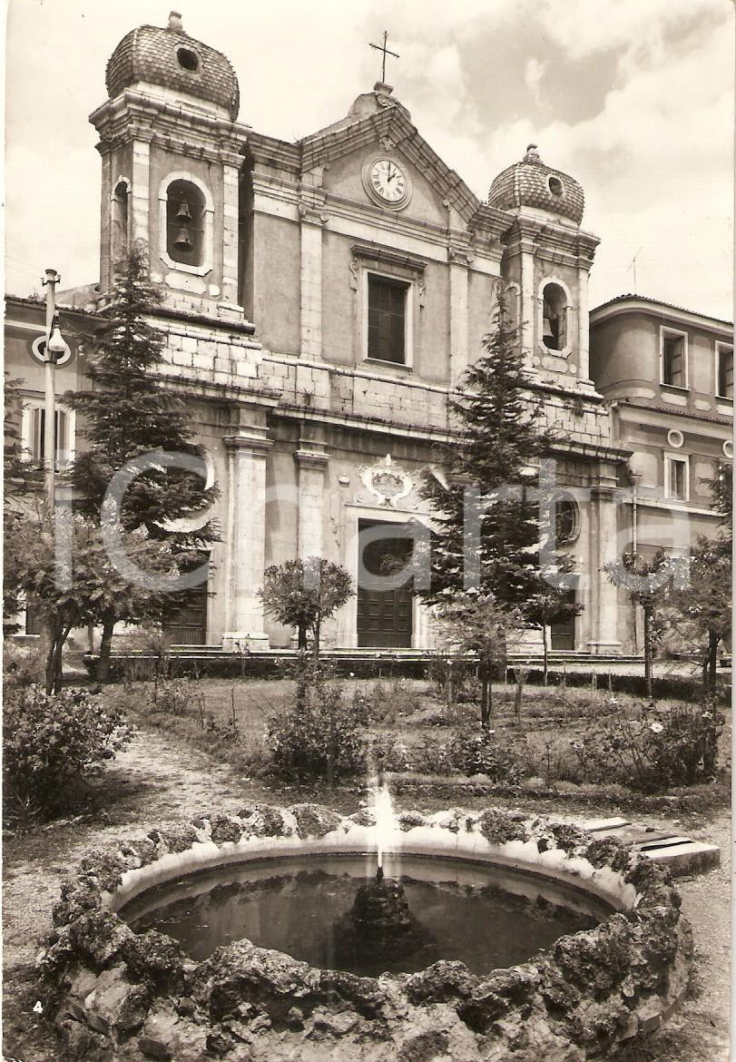 Cartolina originale da collezione 1965 ca CERRETO SANNITA CN Cattedrale SANTISSIMA TRINITA  Cartolina FG NV 1