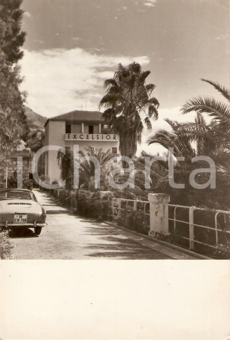 Cartolina originale da collezione 1960 ca DUBROVNIK CROAZIA Hotel Excelsior Cartolina FG VG 1