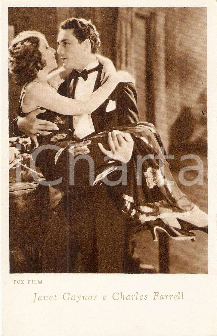 Fotografia d epoca originale 1929 SUNNYSIDE UP Janet GAYNOR e Charles FARRELL Cartolina FOX FILM 1