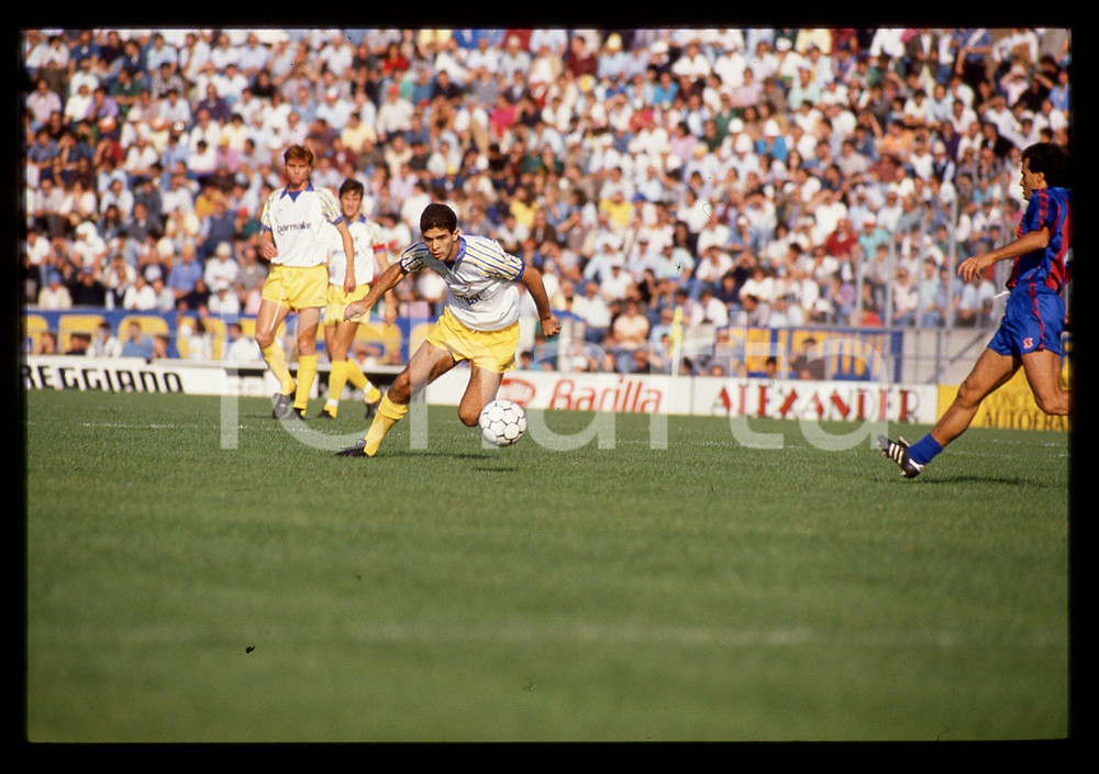 35mm vintage slide* 1989 CALCIO SERIE B PARMA vs COSENZA 5-1-Tarcisio CATANESE 2