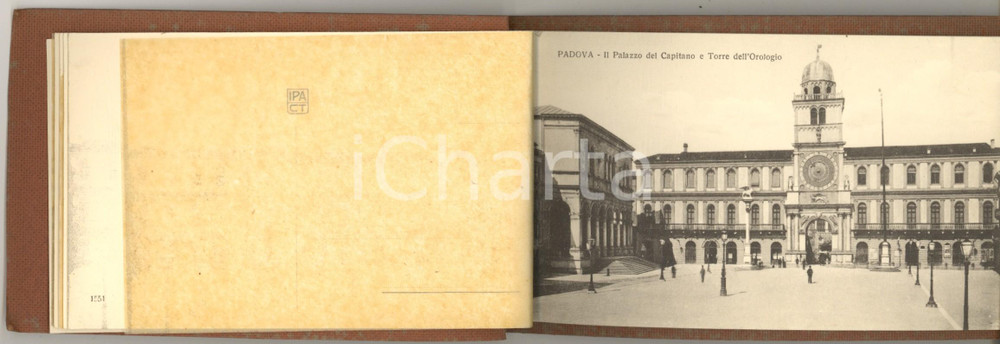 Cartolina originale da collezione 1925 ca PADOVA Vedute della città *Album 12 cartoline 1
