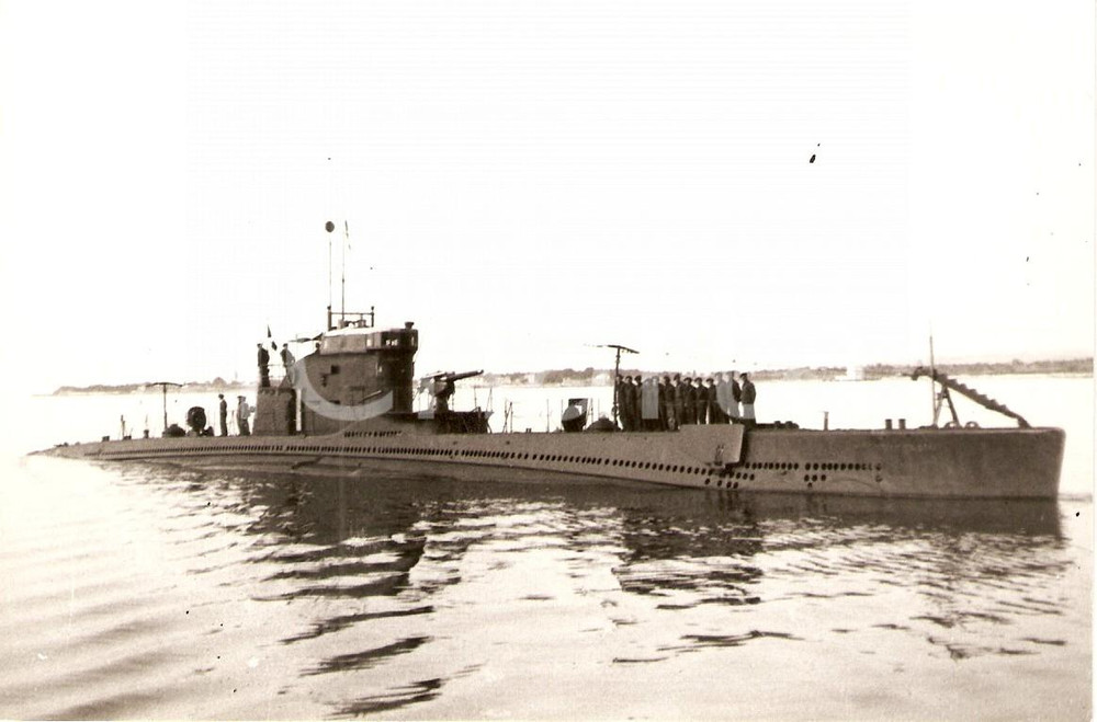 Cartolina originale da collezione 1950 ca MARINA MILITARE Regio sommergibile MARCANTONIO COLONNA Foto seriale 1
