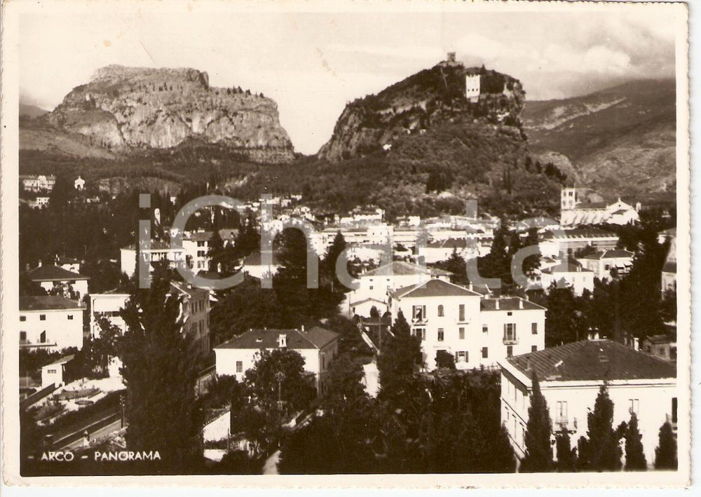 Cartolina originale da collezione 1956 ARCO (TN) Panorama *Cartolina postale FG VG 1