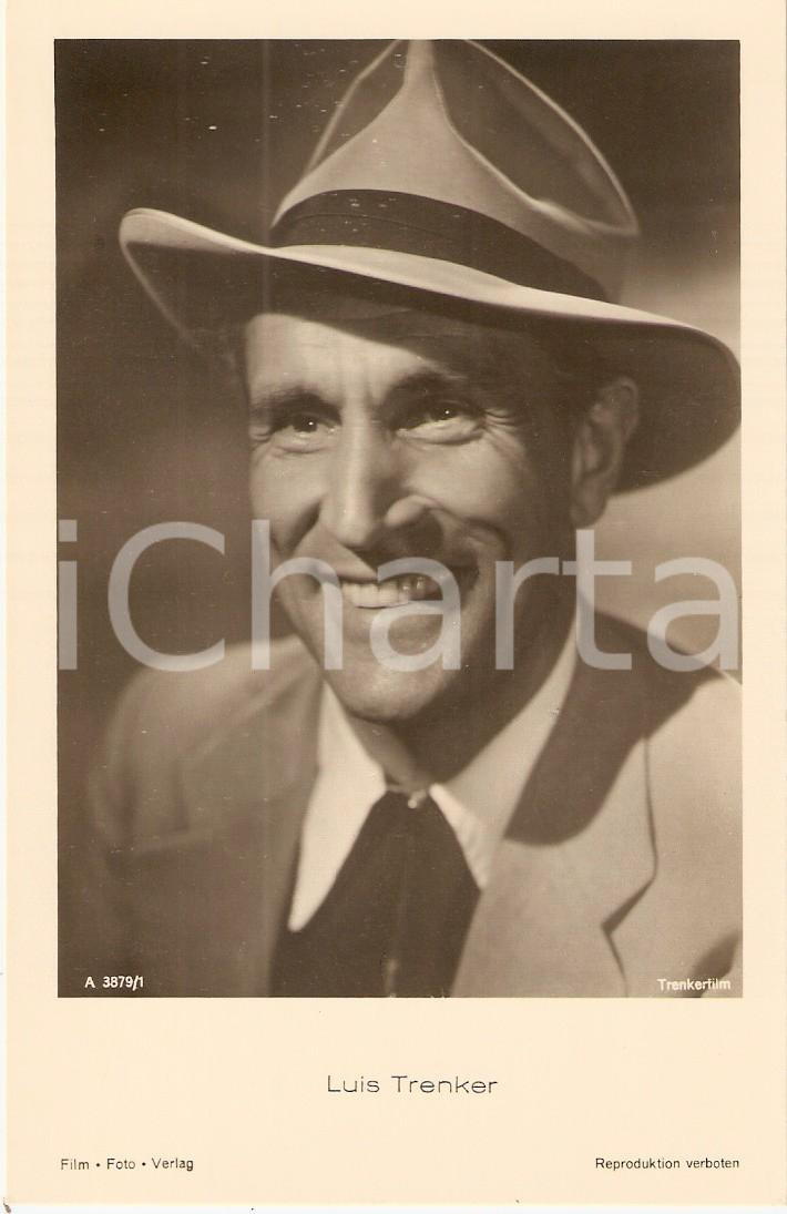 Cartolina originale da collezione 1940 ca CINEMA Actor Luis TRENKER Portrait Cartolina FP NV 1