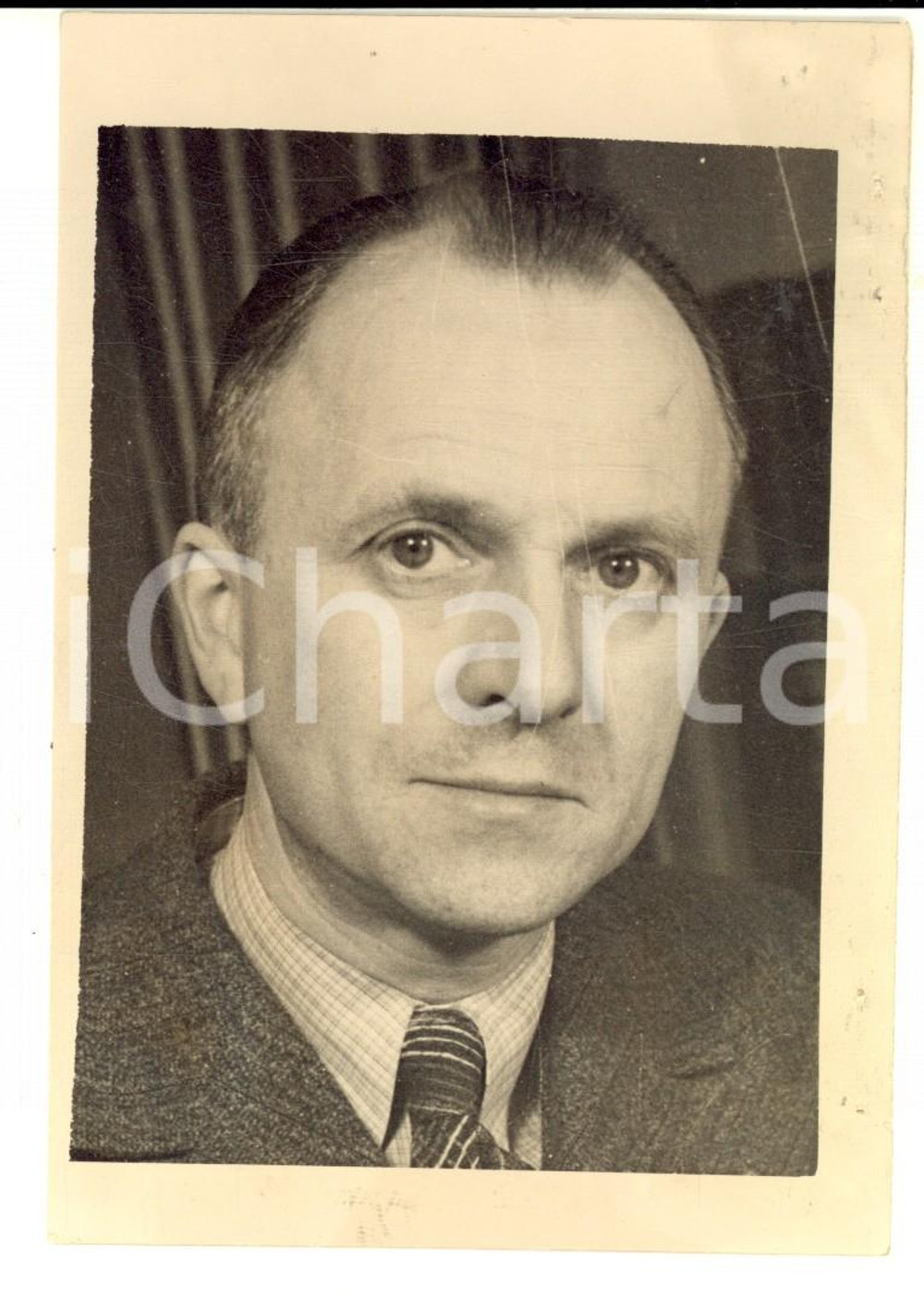 Fotografia d epoca originale 1941 PARIS Portrait de Jean VERNE  AcadÃ©mie de MÃ©decine Photo 9x12 cm 1