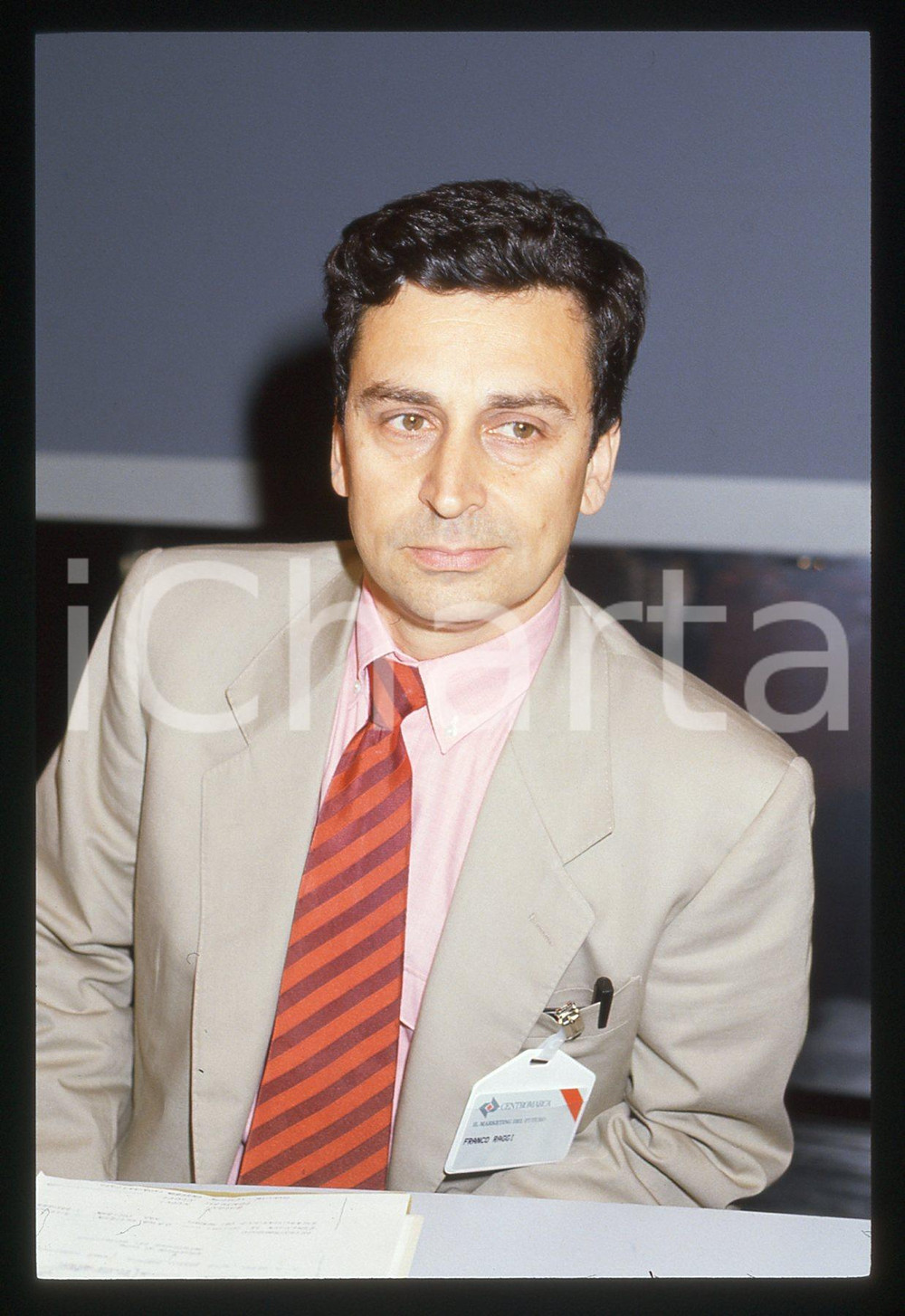 35mm vintage slide* 1990 ca COSTUME Franco RAGGI al convegno CENTROMARCA (6)