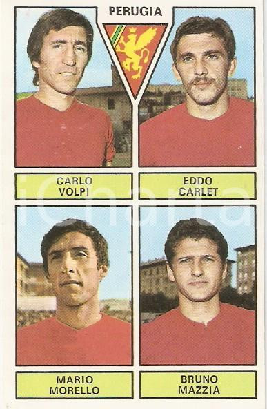 Oggetto da collezione cartaceo PANINI  CALCIATORI 1971  1972 Figurina PERUGIA Volpi Carlet Morello Mazzia 3 1