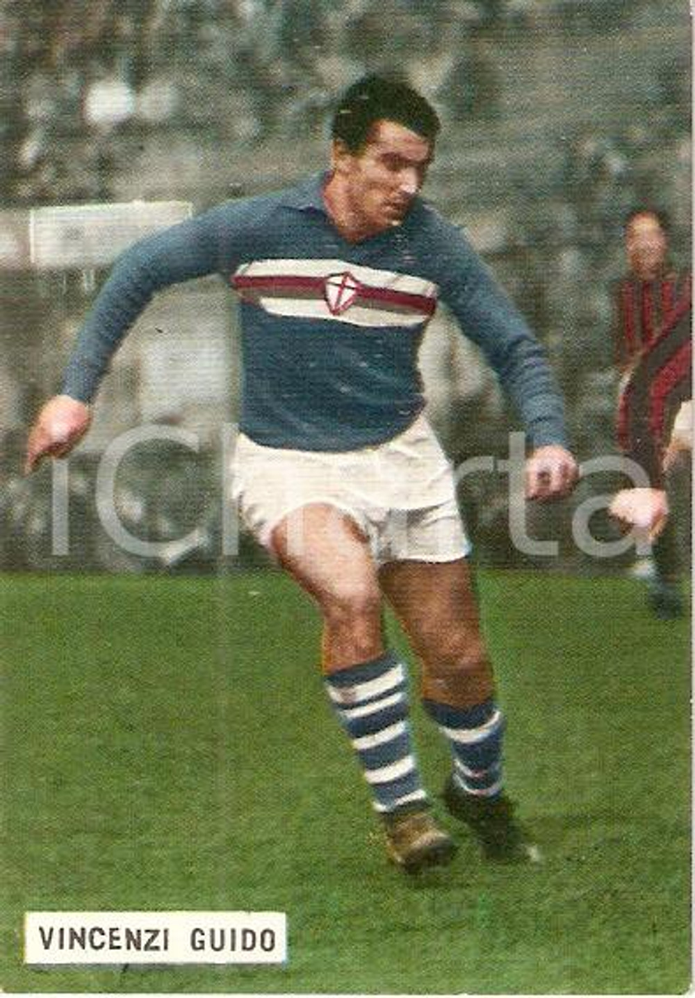 Oggetto da collezione cartaceo EDIZIONI FOTO CALCIO CALCIATORI 1965 1966 Figurina Guido VINCENZI 172 SAMPDORIA 1