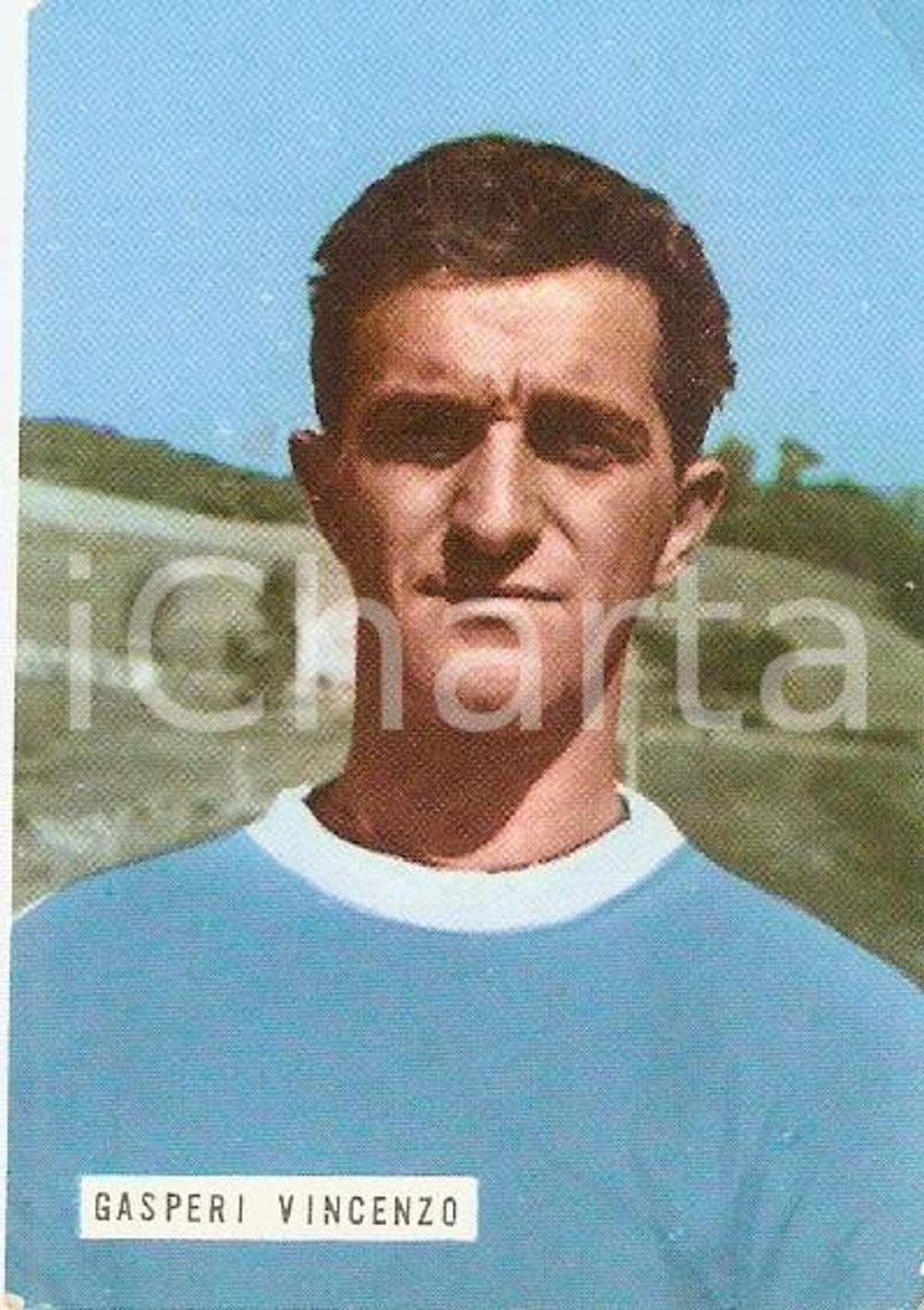 Oggetto da collezione cartaceo EDIZIONI FOTO CALCIO  CALCIATORI 1965 1966 Figurina Vincenzo GASPERI 121 LAZIO 1